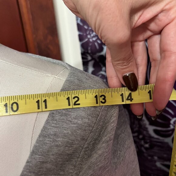 Free People Looking Back Lace Up Grey long sleeve top▪️size S - Picture 9 of 12